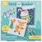 Little Yellow Bicycle: Reindeer Paint-By-Number Kit - Complete Art Set W/ 2 Canvases, 2 Brushes & 8 Paint Pots, Holiday-Themed, Kid & Adult Craft Kit